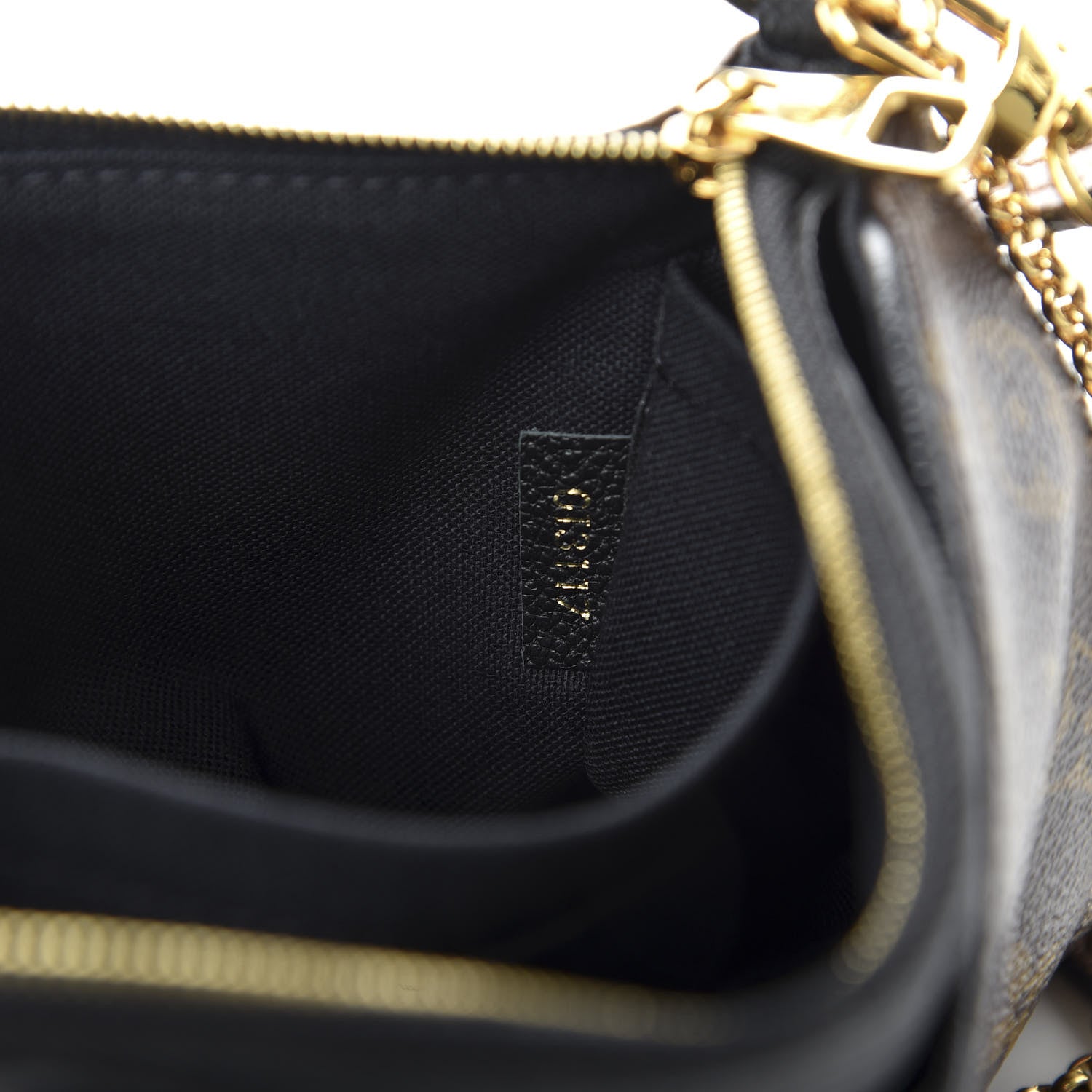 Louis Vuitton Monogram Pallas Clutch Black 7 of 10