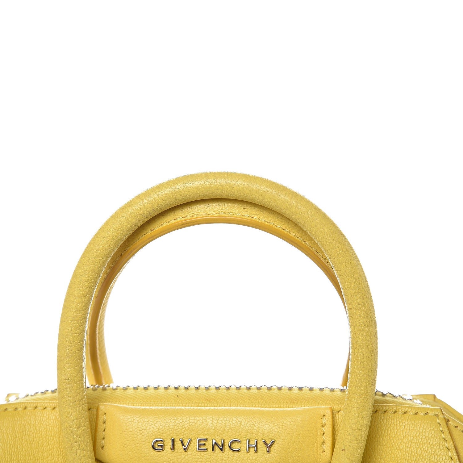 Givenchy Sugar Goatskin Mini Antigona Yellow 12 of 12