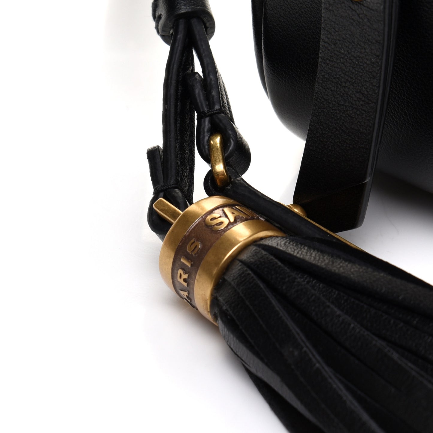 Calfskin Matelasse Monogram Lou Belt Bag Black