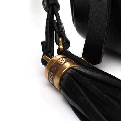 Saint Laurent Calfskin Matelasse Monogram Lou Belt Bag Black 10 of 12