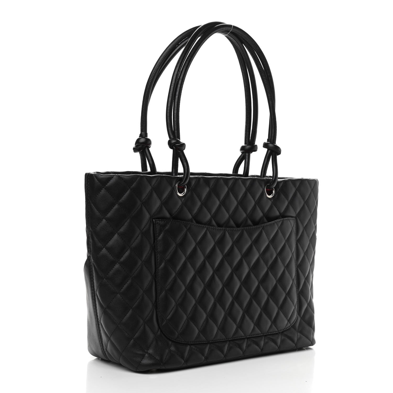 Chanel Calfskin Quilted Large Cambon Tote Black 4 of 13