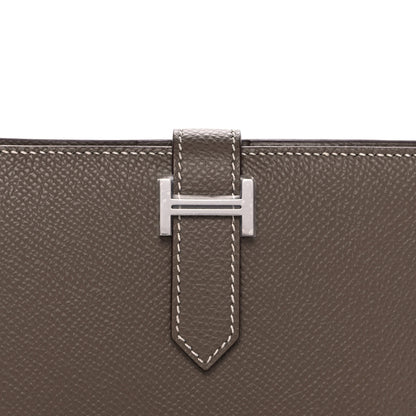 Hermes Epsom Bearn Compact Wallet Etoupe 8 of 11