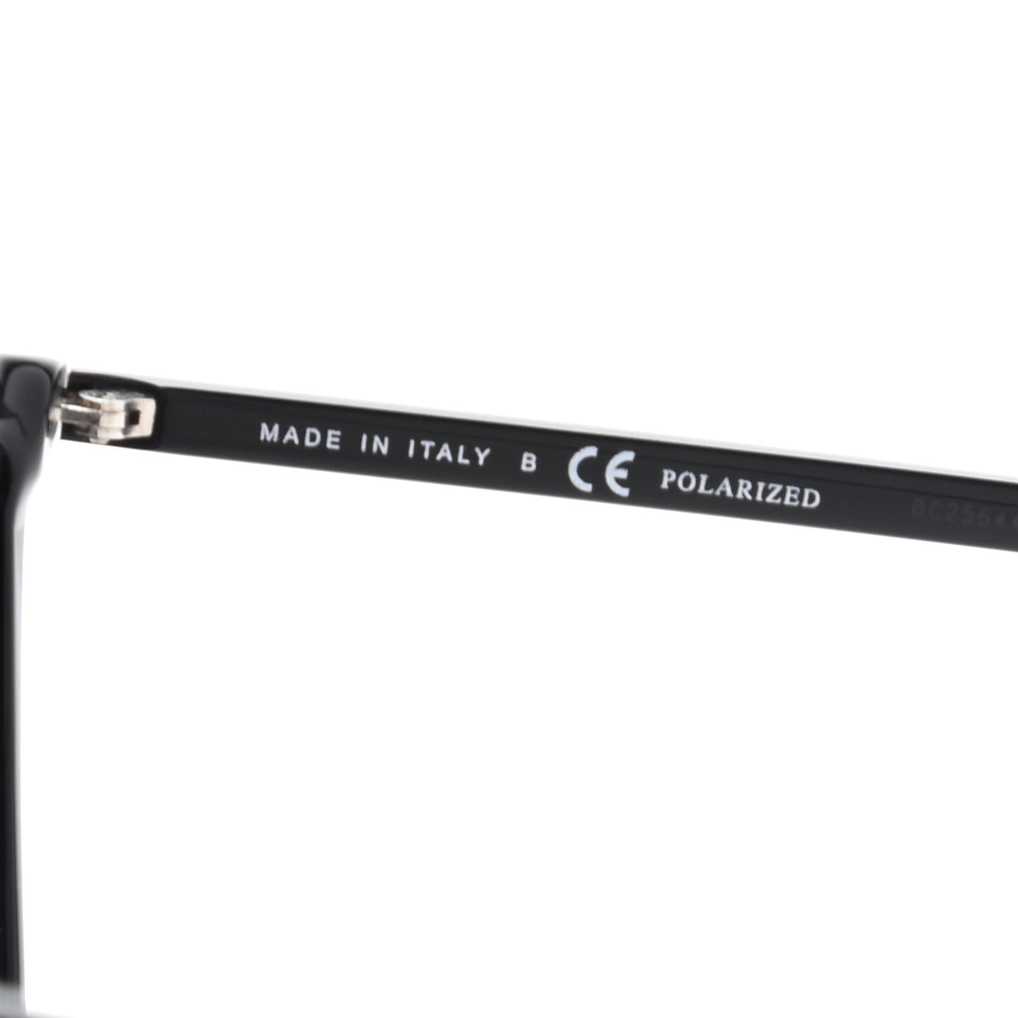 Acetate Polarized Square Sunglasses 5447 Black