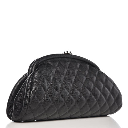 Chanel Caviar Quilted Timeless Clutch Black 3 of 7