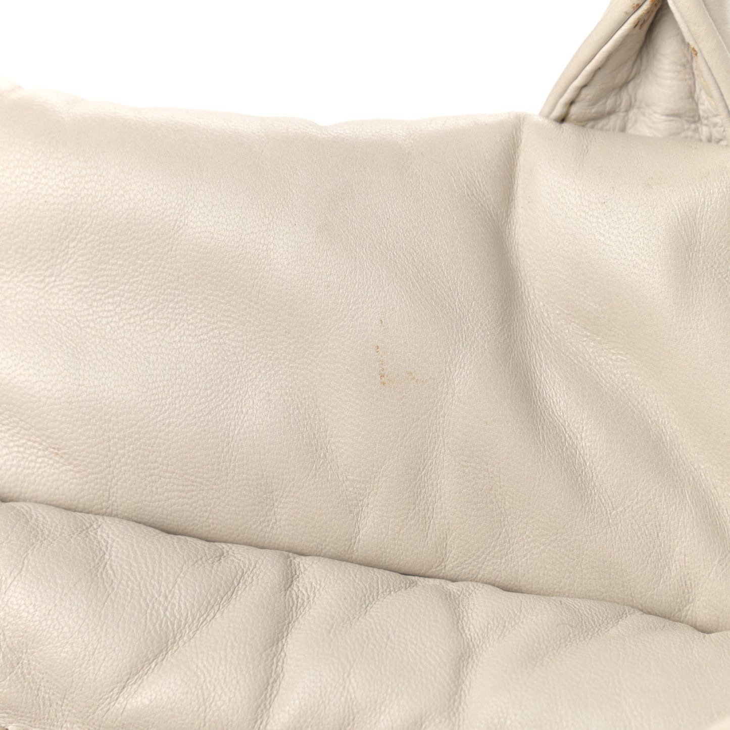Nappa Bomber Tote Bianco
