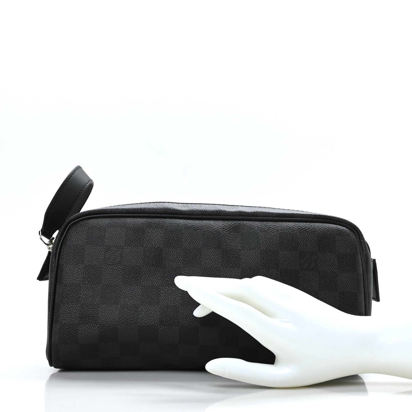 Damier Graphite Dopp Kit Toilet Pouch