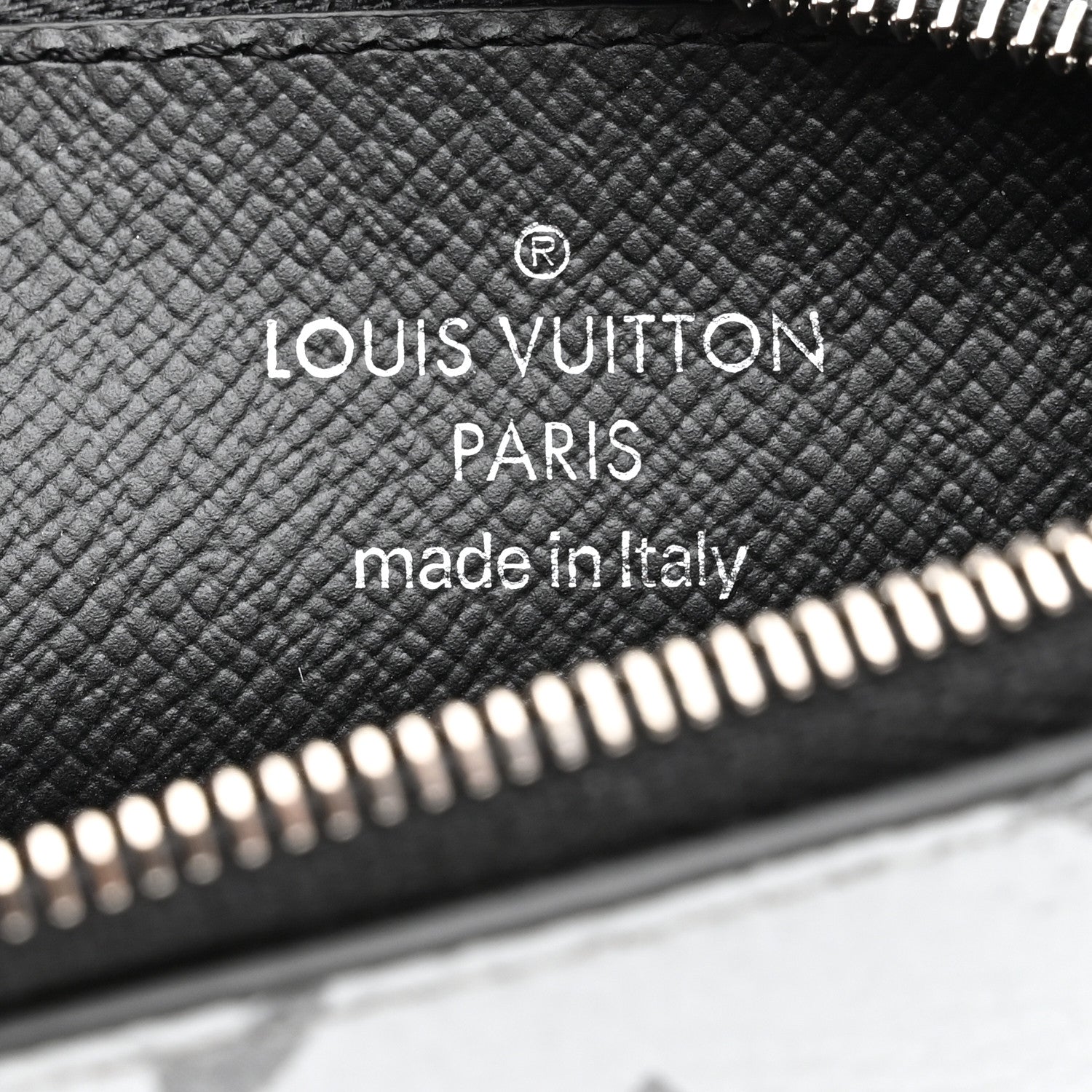Louis Vuitton Metallic Taigarama Coin Card Holder Gunmetal Grey Black 5 of 7