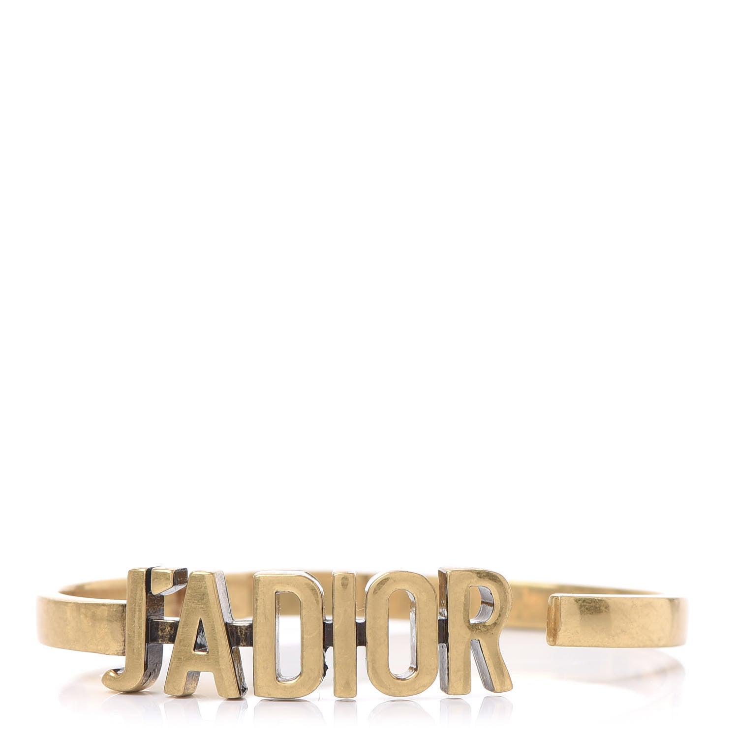 Christian Dior Metal J'Adior Bracelet Cuff Gold 2 of 6