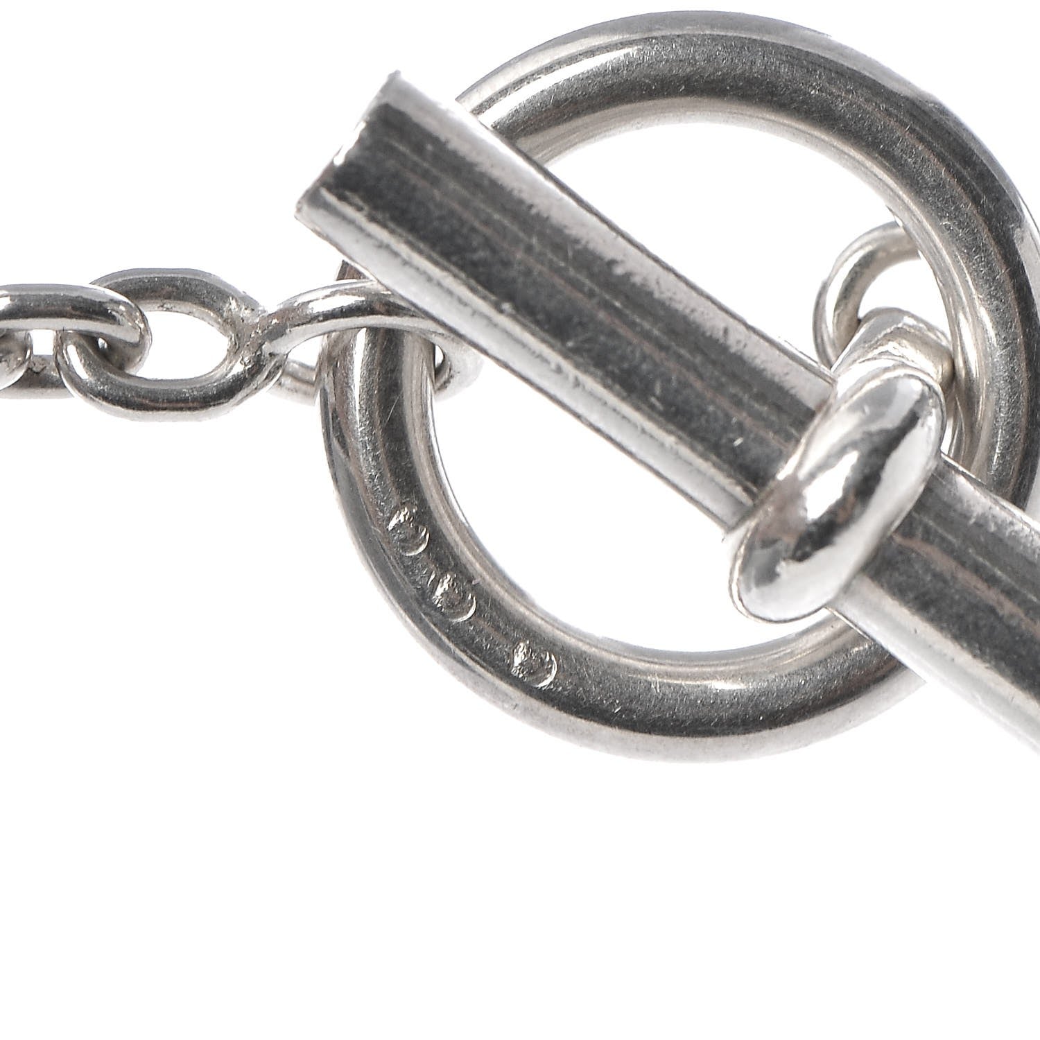 Hermes Sterling Silver Farandole Necklace 80 5 of 6