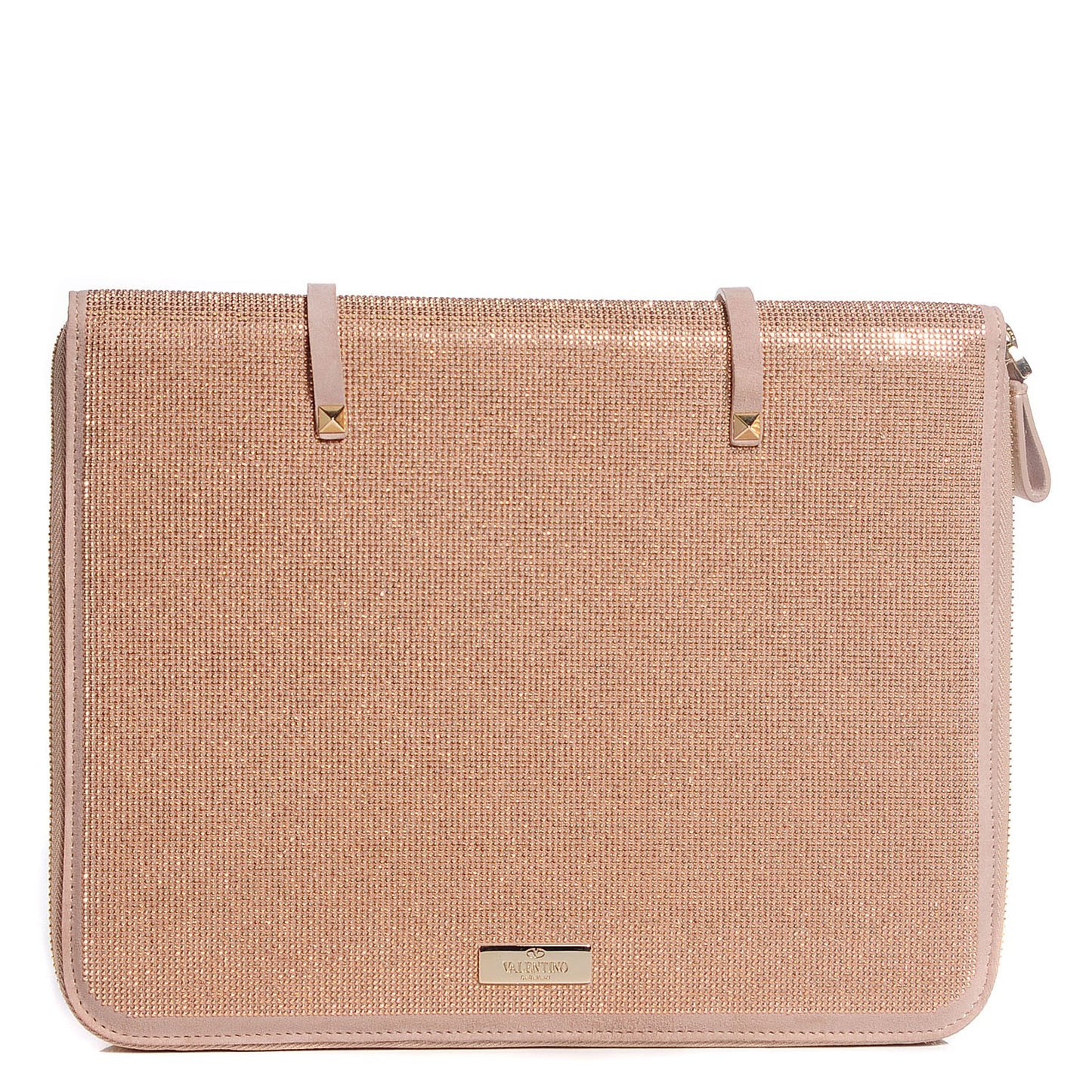 Rockstud Crystal Clutch