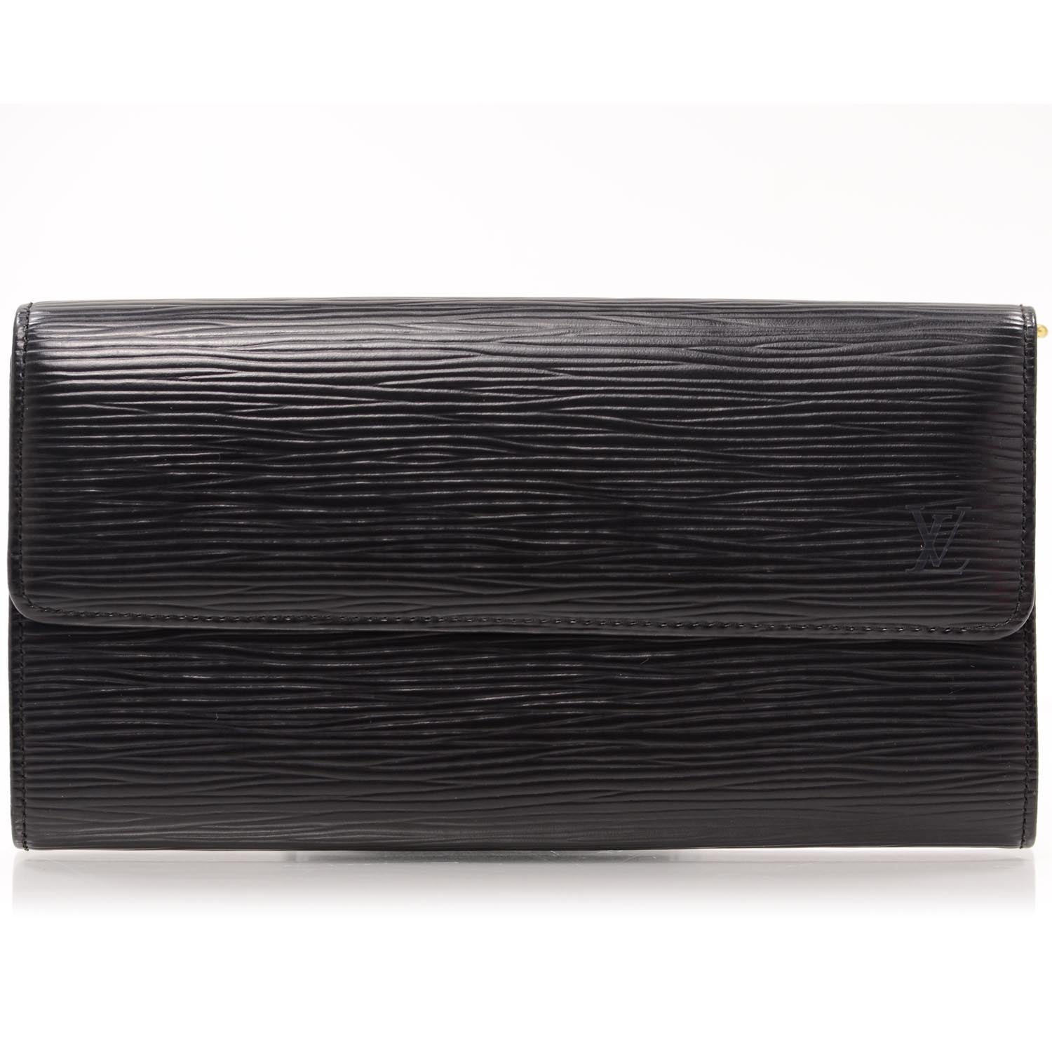 Louis Vuitton Epi Sarah Wallet Black 1 of 8