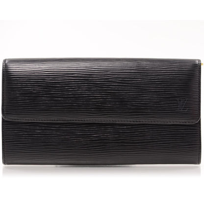 Louis Vuitton Epi Sarah Wallet Black 1 of 8
