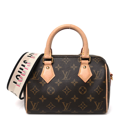 Louis Vuitton Monogram Speedy Bandouliere 20 Black 1 of 10