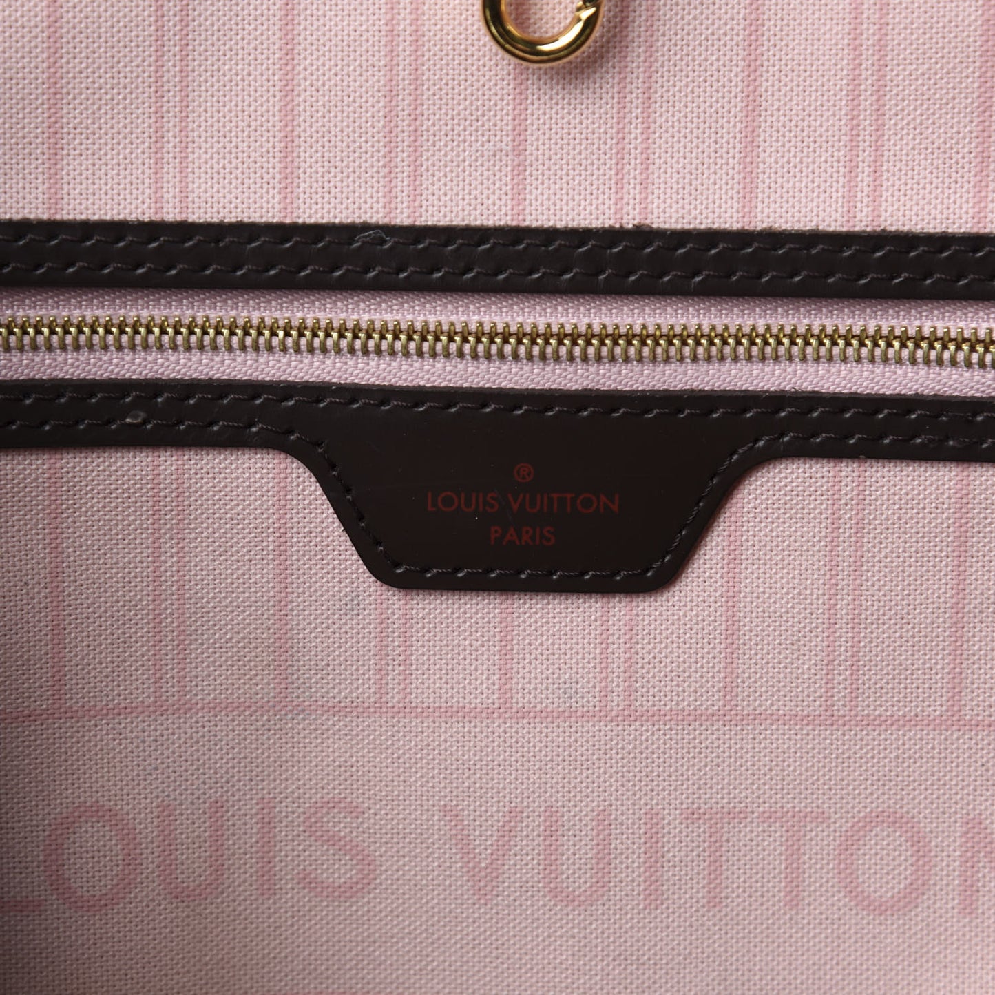 Damier Ebene Neo Neverfull MM Rose Ballerine
