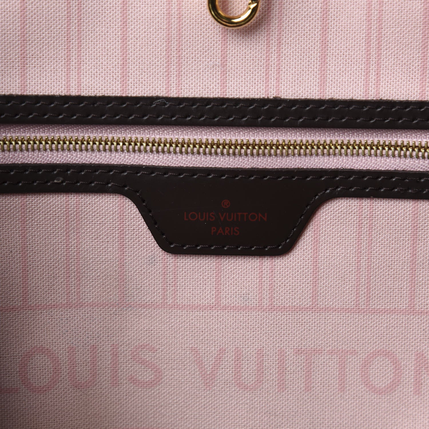 Louis Vuitton Damier Ebene Neo Neverfull MM Rose Ballerine 9 of 12