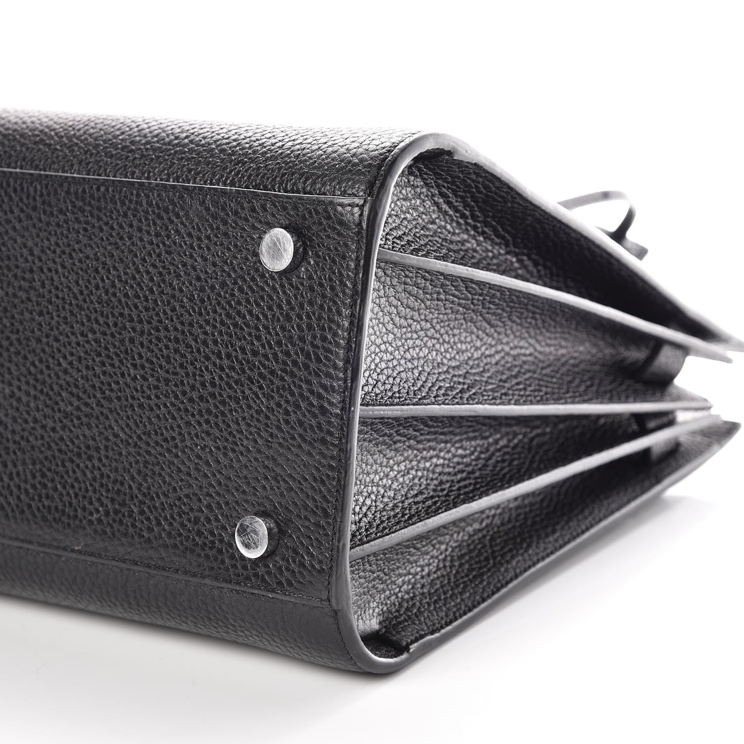 Saint Laurent Grained Calfskin Small Sac De Jour Black 6 of 10
