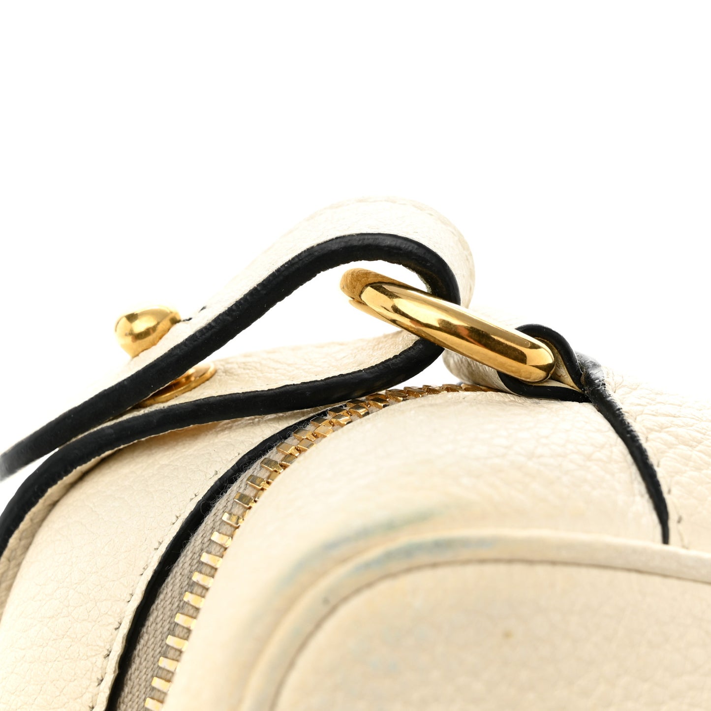 Vitello Daino Camera Crossbody Bianco