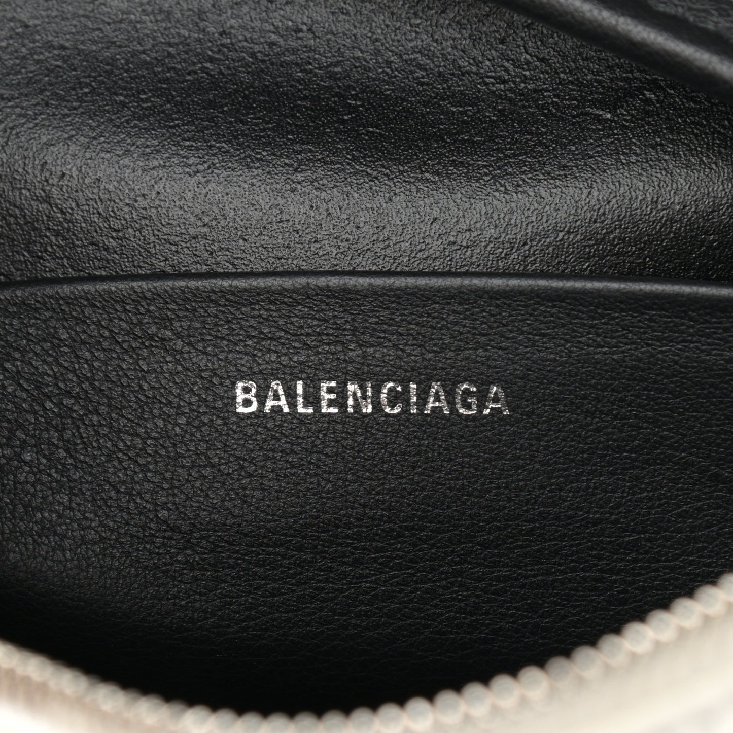 Calfskin Logo S Everyday Camera Bag White