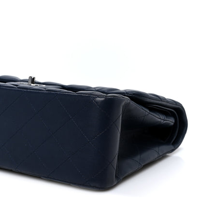 Chanel Lambskin Quilted Jumbo Double Flap Navy 10 of 10