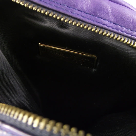 Vintage Woven Shoulder Bag Purple