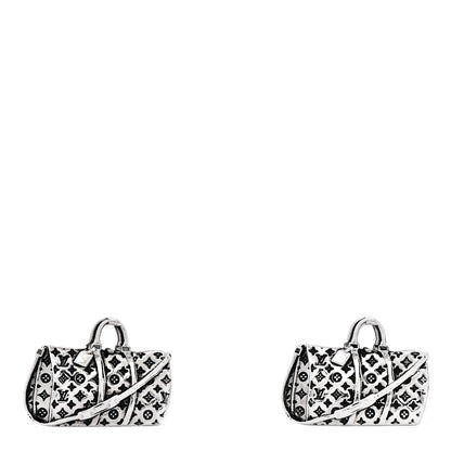 Louis Vuitton Sterling Silver Speedy Cufflinks 1 of 7