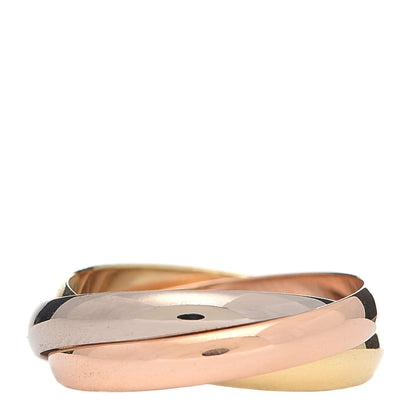 Cartier 18K Pink Yellow White Gold Small Trinity Ring 50 5.25 3 of 6