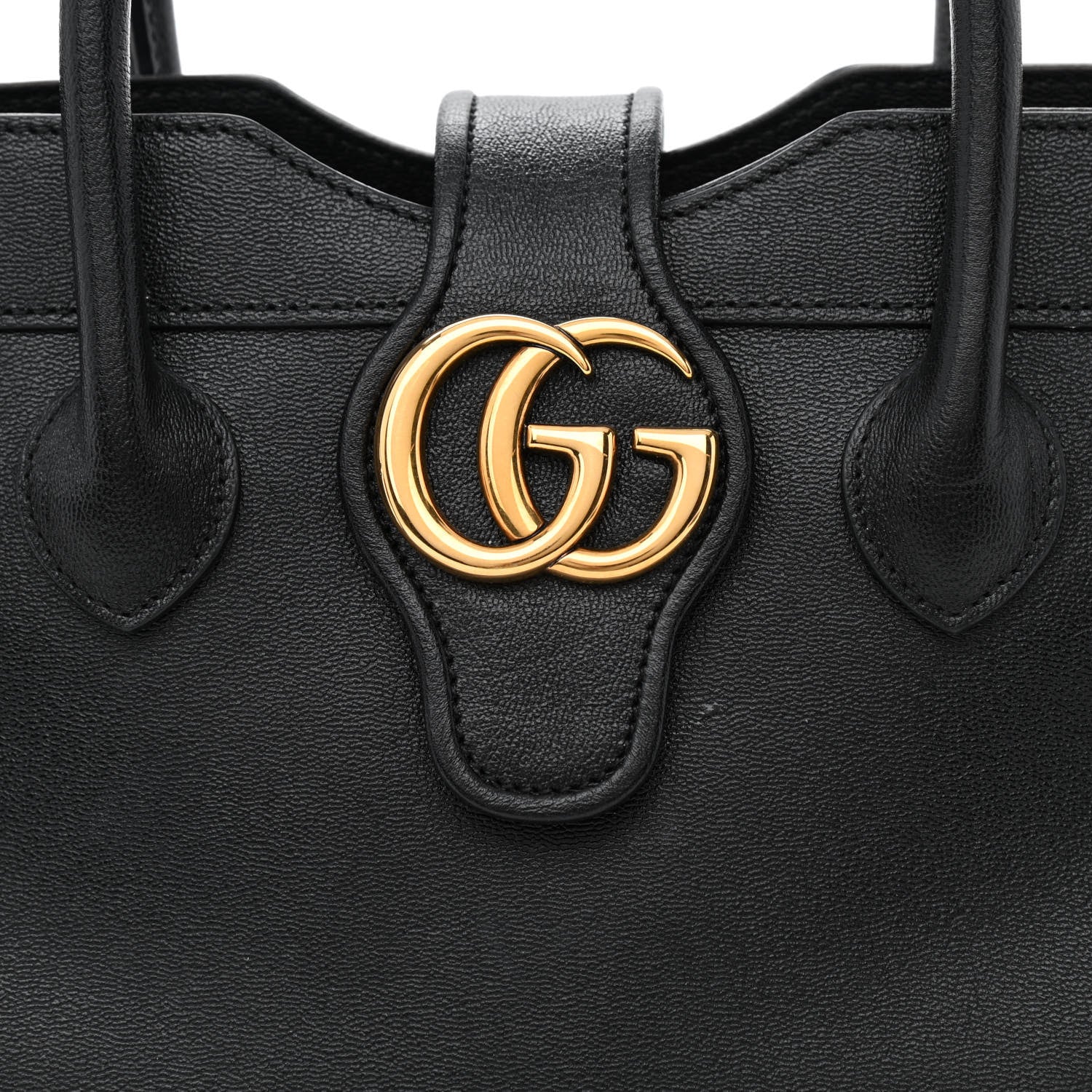 Gucci New Sakai Calfskin Lux Small Dahlia Top Handle Shoulder Bag Black 8 of 12