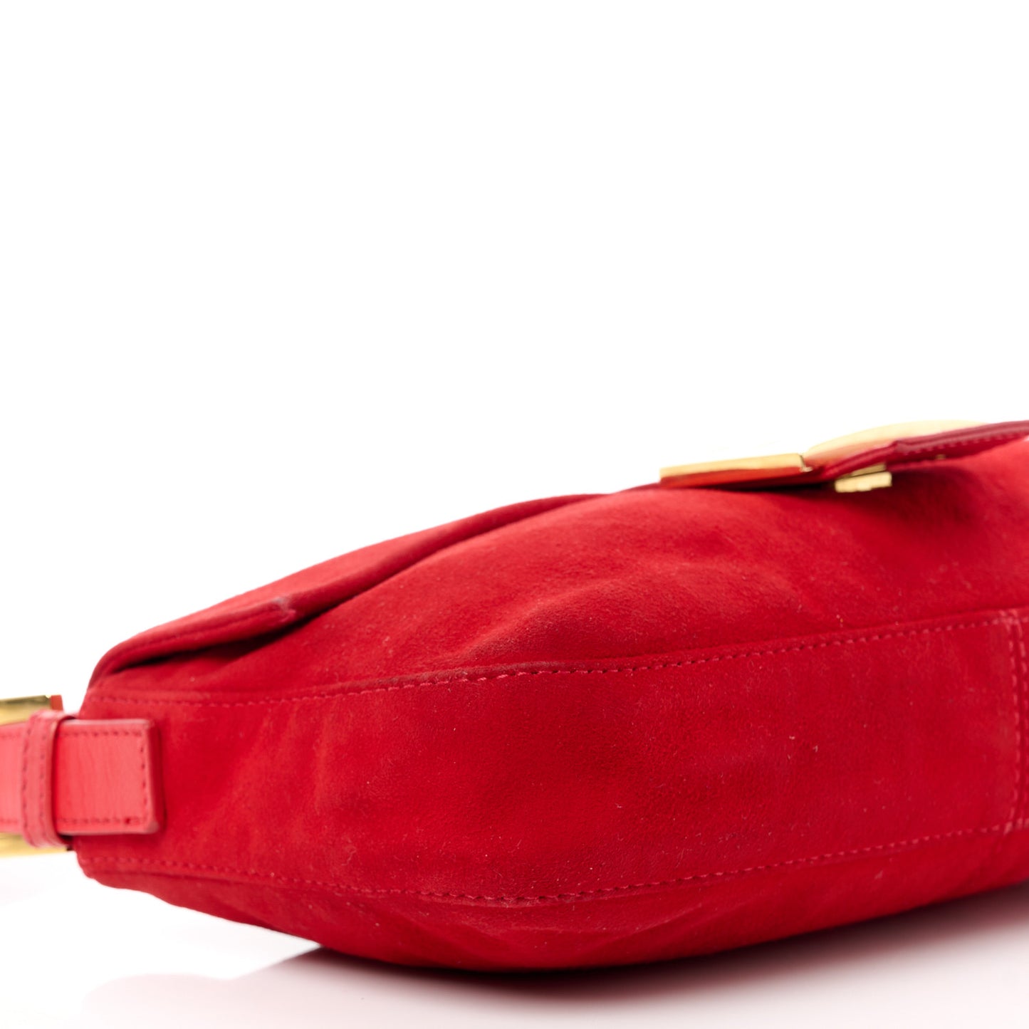 Suede Baguette Red