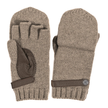 Hermes Cashmere Deerskin Baltimore Gloves S Gris Clair Etoupe 1 of 4