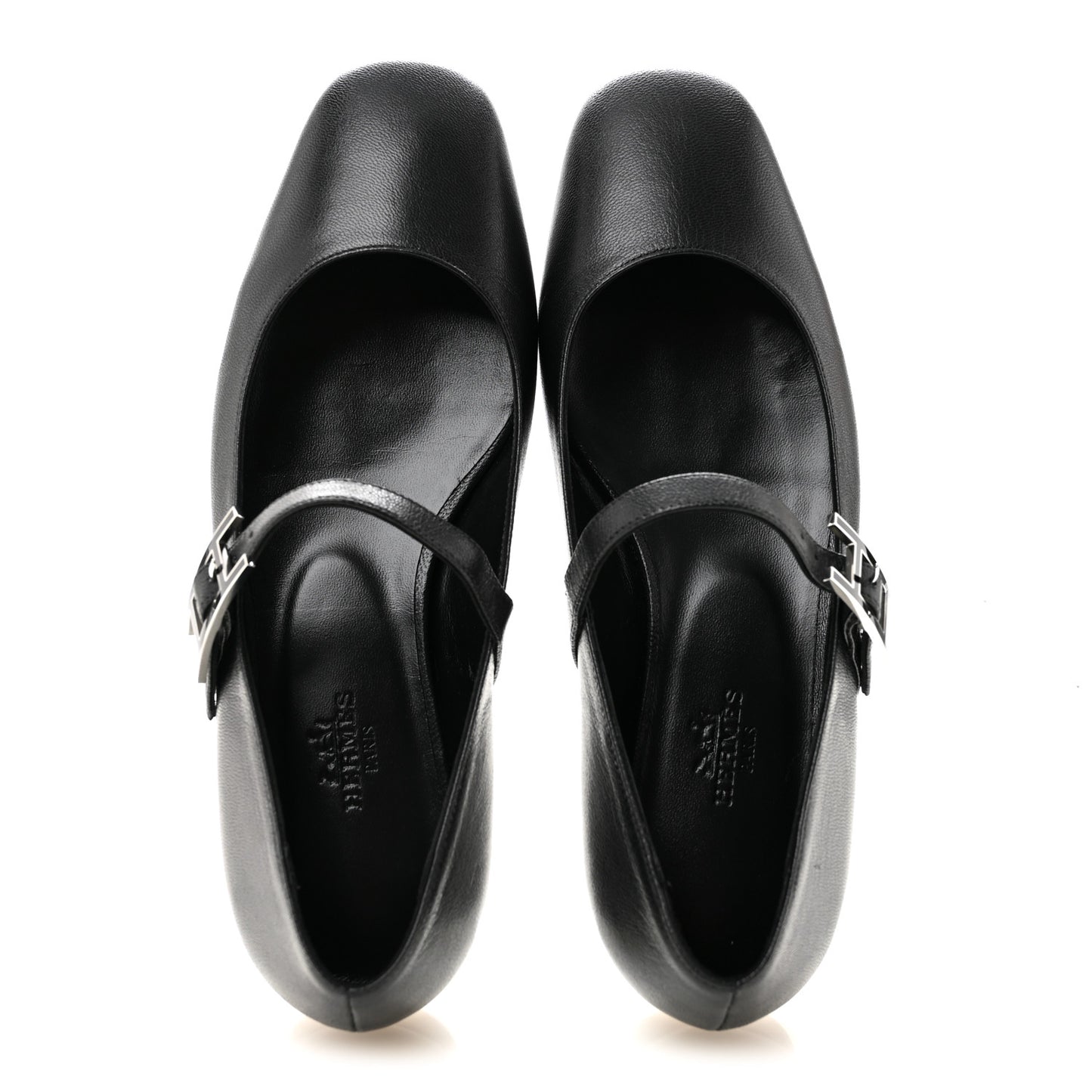 Goatskin Jane Ballet Flats 35.5 Black