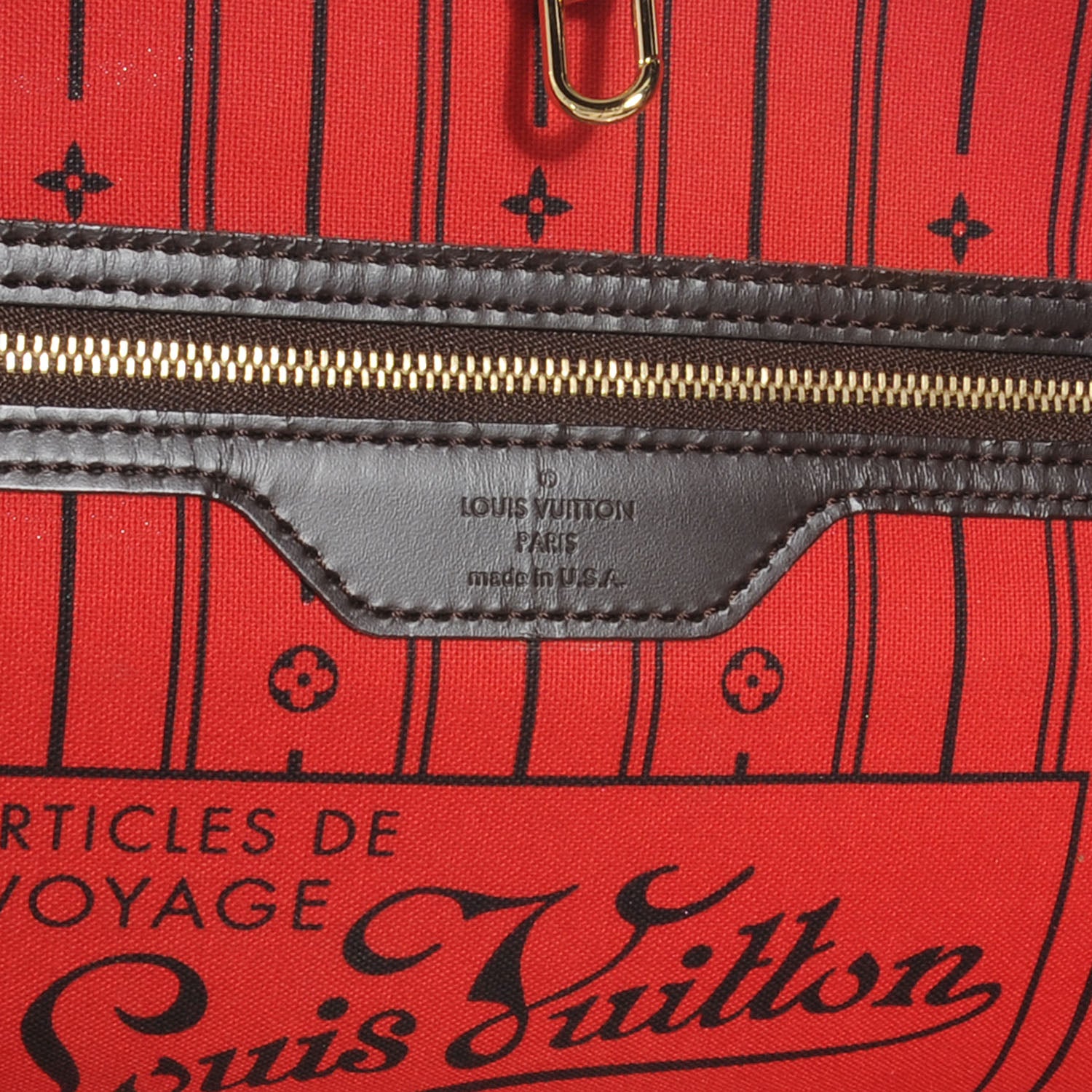 Louis Vuitton Damier Ebene Neverfull GM 6 of 7