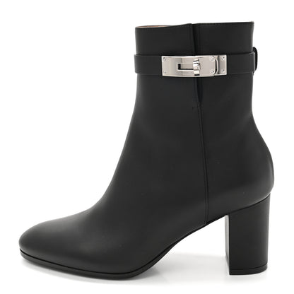 Hermes Calfskin Saint Germain Ankle Boots 35.5 Black 1 of 8