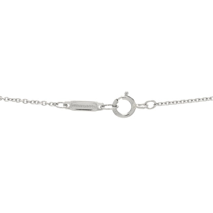 Tiffany Platinum Diamond .17ctw Small Paper Flowers Pendant Necklace 3 of 3