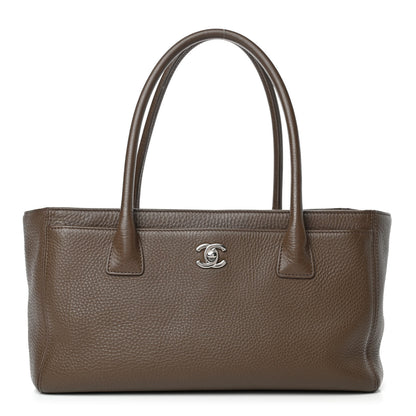 Chanel Calfskin Small Cerf Executive Shopper Tote Brown 1 of 6