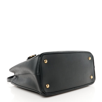 Prada Saffiano Lux Medium Tote Black 4 of 13
