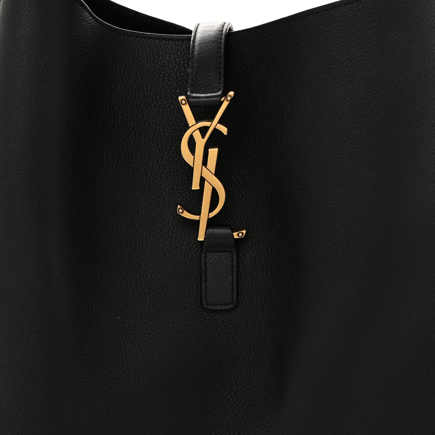 Saint Laurent Smooth Calfskin Large Le 5 A 7 Soft Hobo Black 8 of 13