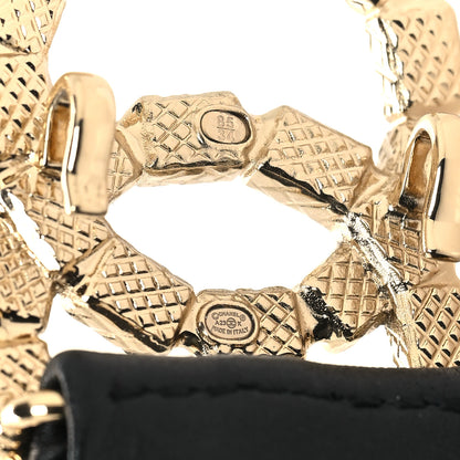 Chanel Lambskin Crystal CC Belt 85 34 Black 3 of 4