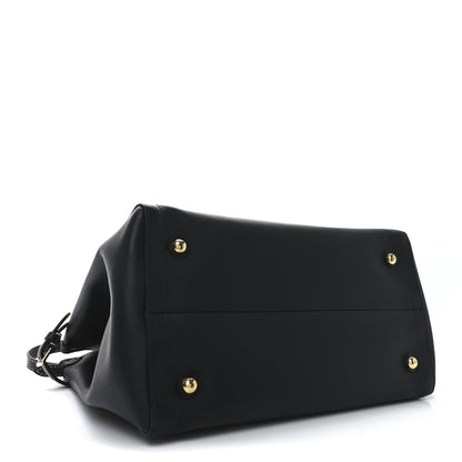 Valentino Garavani Calfskin Vlogo Medium Antibes Tote Black 4 of 9