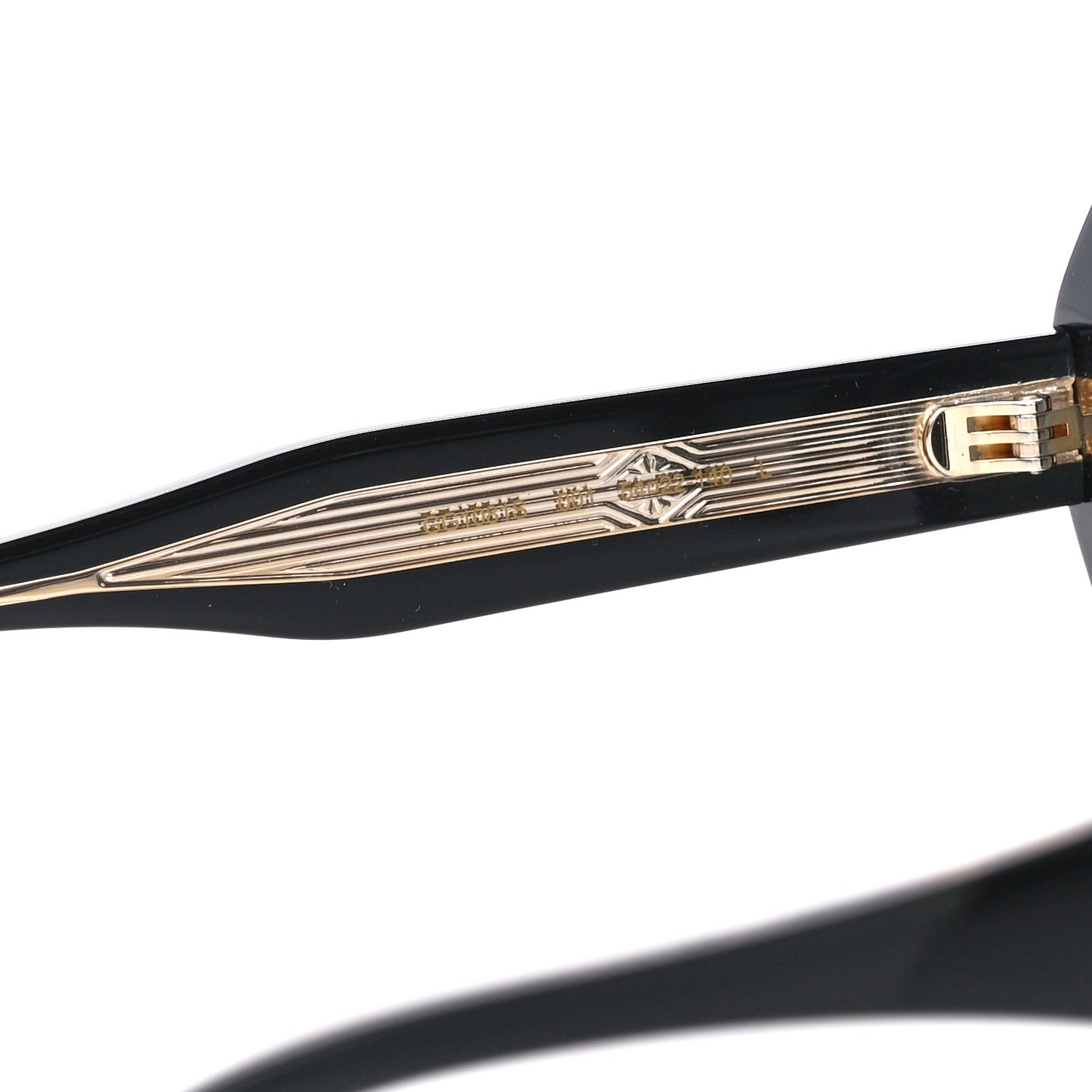 Gucci Acetate Round Sunglasses GG1081S Black 5 of 8