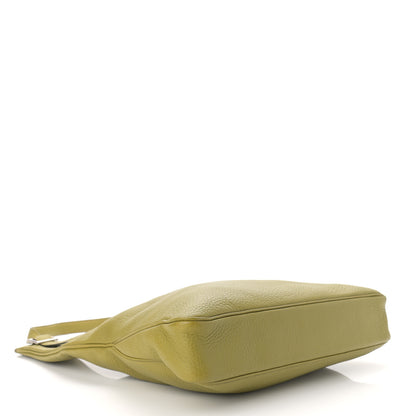 Hermes Taurillon Clemence Massai PM Vert Anis 4 of 13