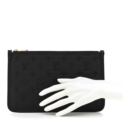 Louis Vuitton Empreinte CarryAll PM Pochette Black 2 of 6