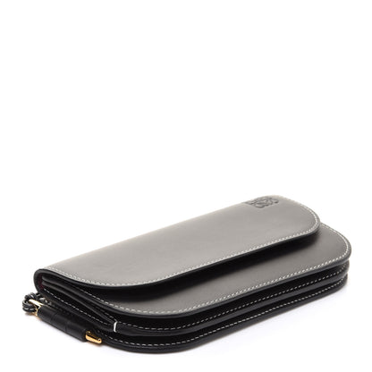 Loewe Smooth Calfskin Gate Continental Wallet Black 4 of 8