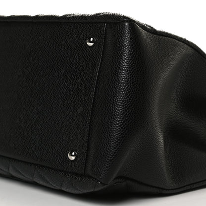 Chanel Caviar Quilted XL Grand Shopping Tote GST Black 10 of 13