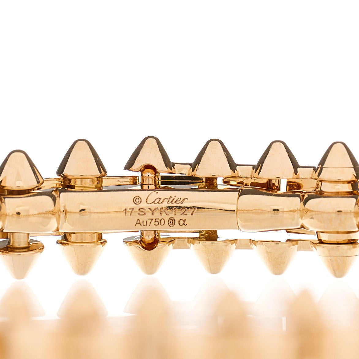 Cartier 18K Pink Gold Medium Clash De Cartier Bracelet 17 3 of 4