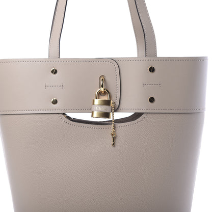 Chloe Smooth Grained Calfskin Small Aby Tote Motty Grey 7 of 10