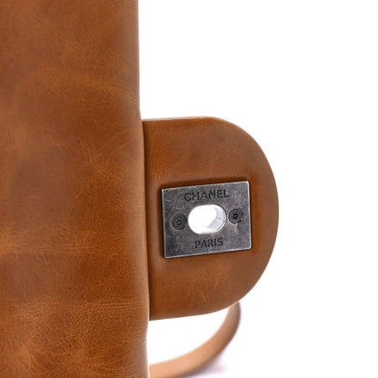 Chanel Glazed Calfskin Quilted Small Salzburg Backpack Brown 7 of 9