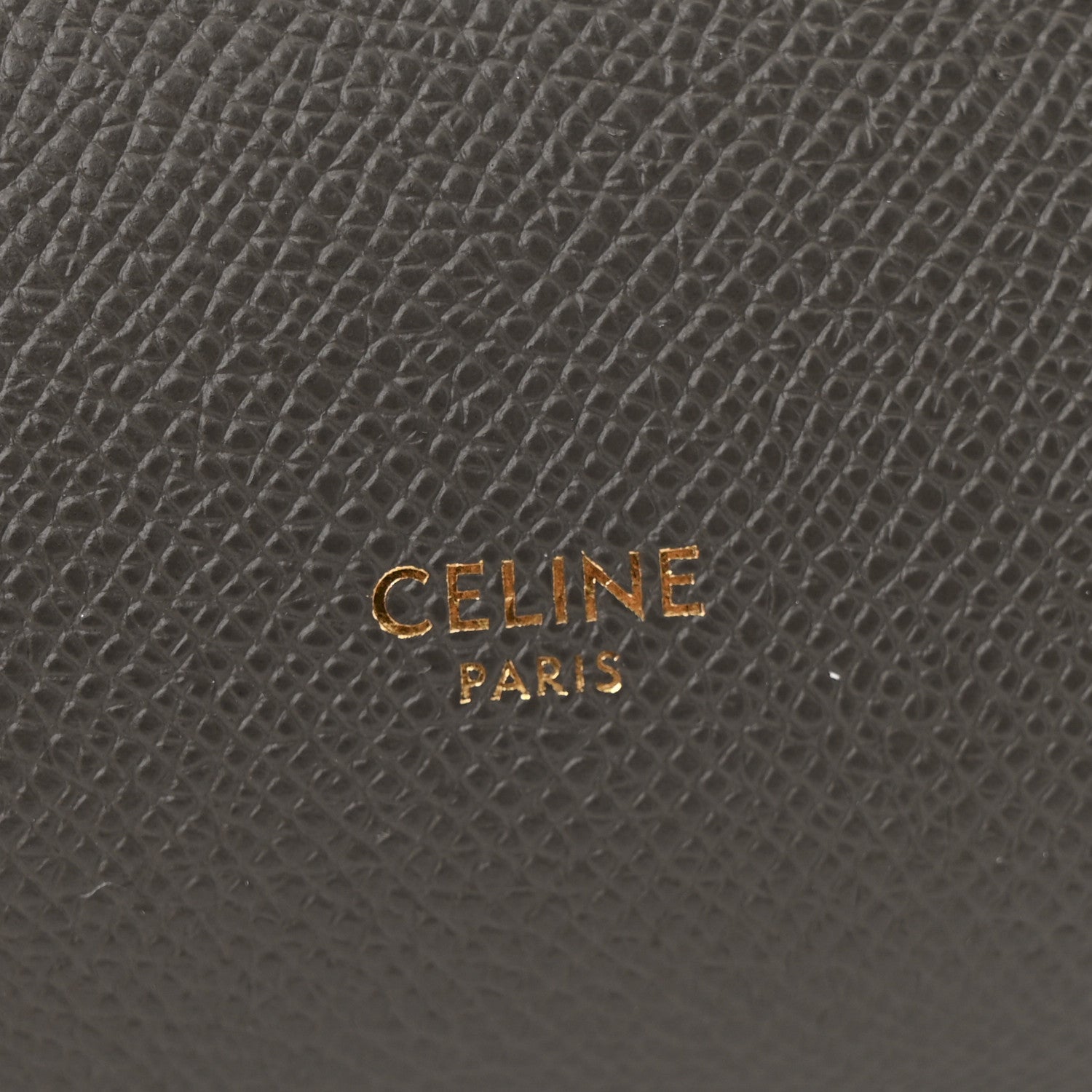 Celine Grained Calfskin Nano Belt Bag Grey 5 of 9