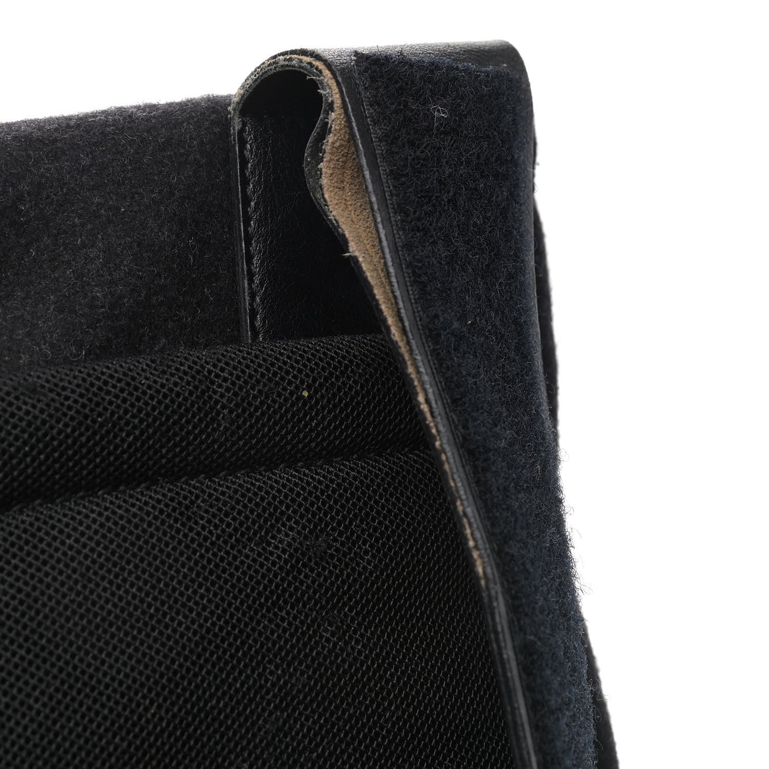 Prada Wool Messenger Satchel Black 12 of 12