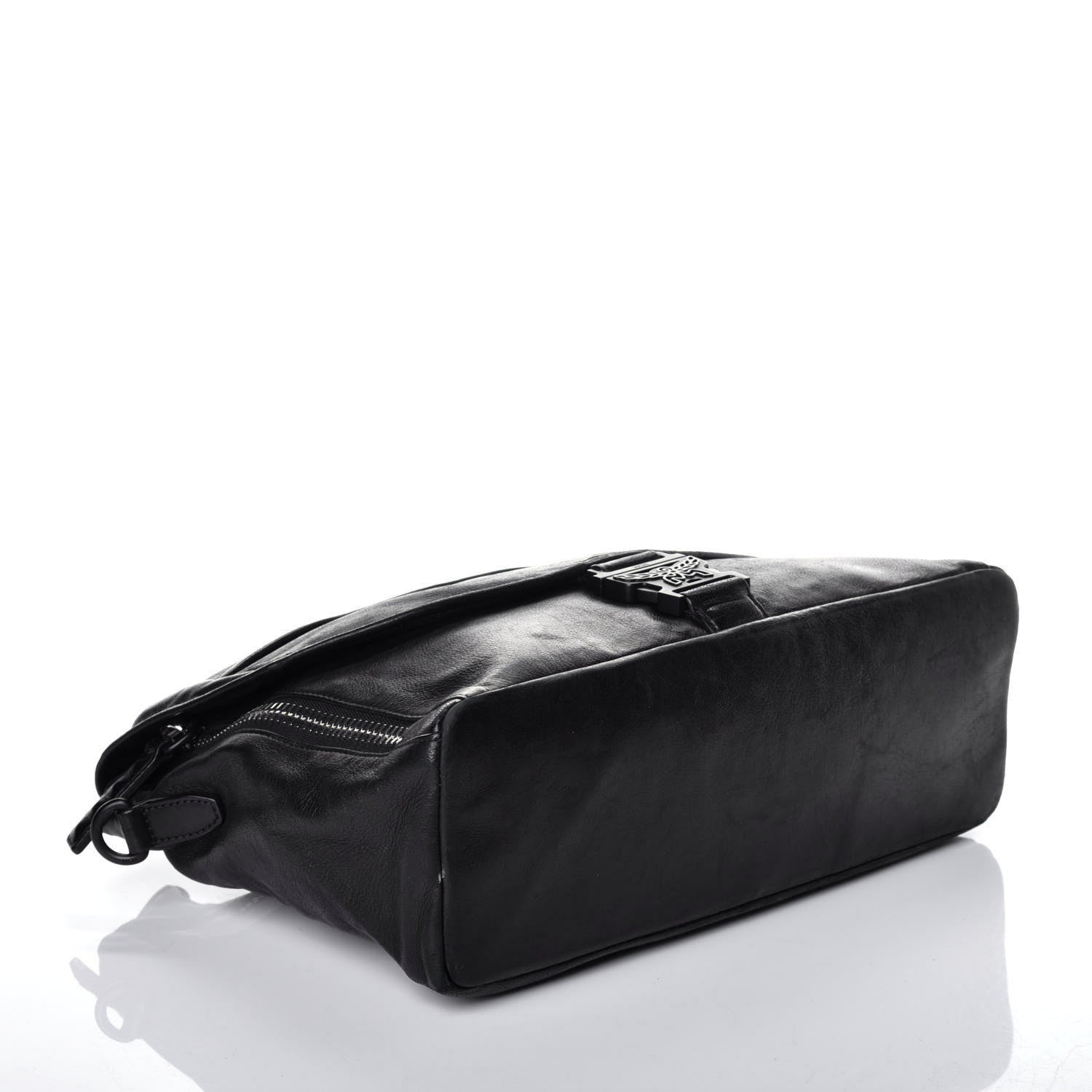MCM Lambskin Medium Killian Messenger Bag Black 5 of 10