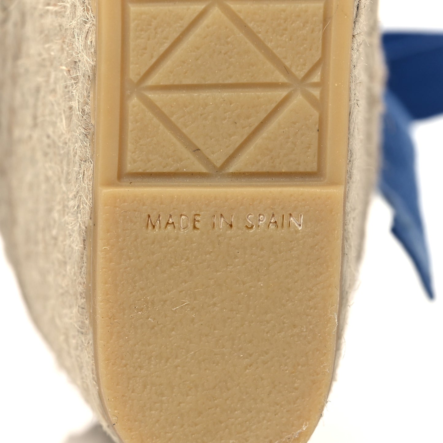 Linen Ankle Wrap Wedge Espadrilles 41 Light Blue